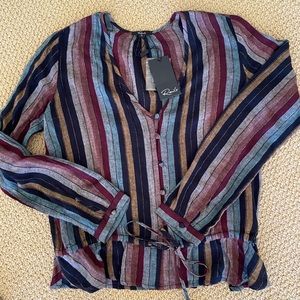 NWT XS RAILS TOP SHIRT *RARE* beautiful colors!